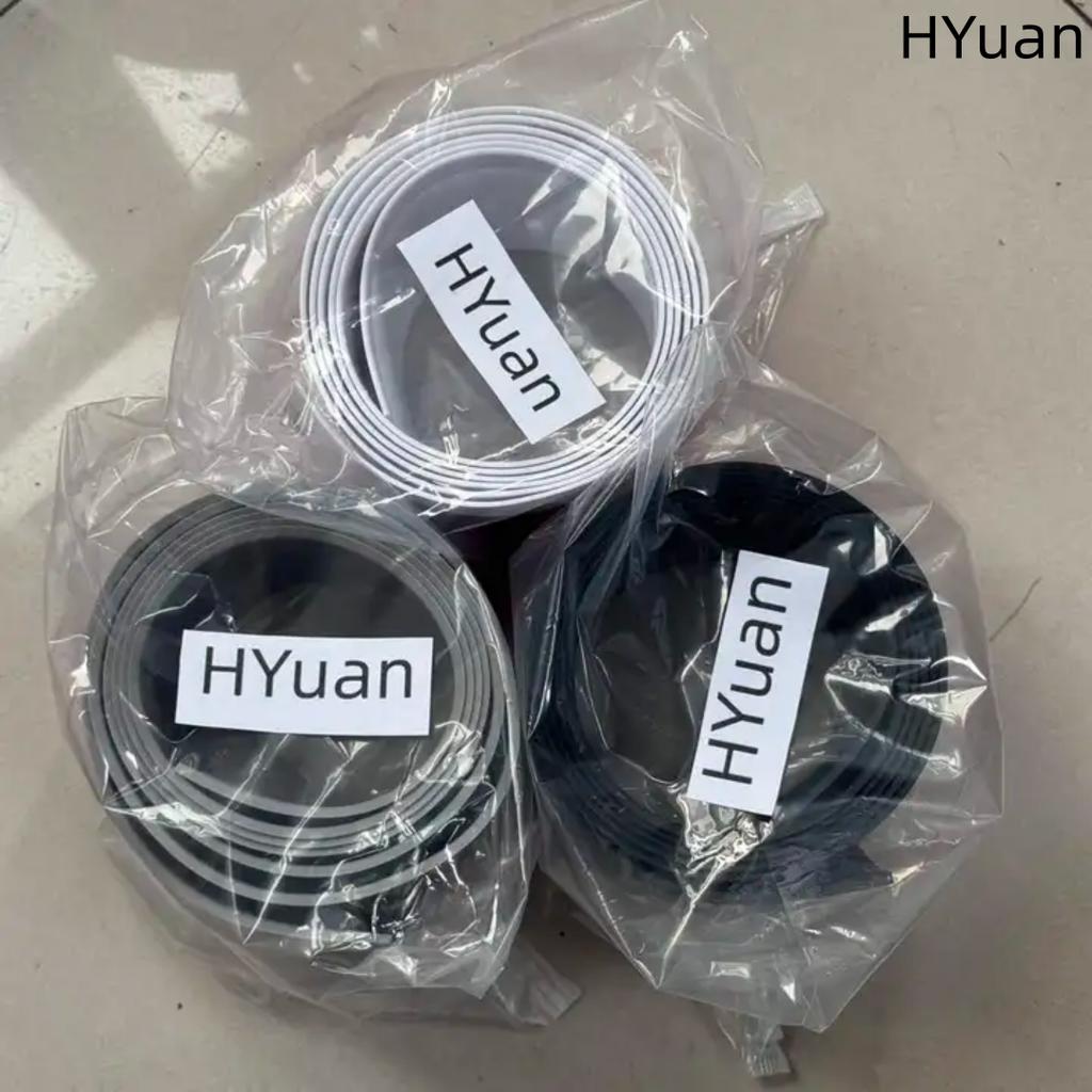 HYuan 1PC 2m/78.74in Line Wallpaper Living Room PVC Baseboard Molding Trim Self-Adhesive Flexible Wall Border Sticker