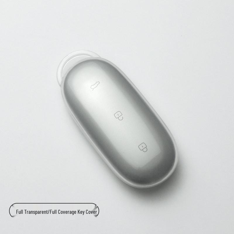 TPU Full Coverage Transparent Key Shell for Ideal Key Case L9/L7/L8 - Unisex Car Key Bag