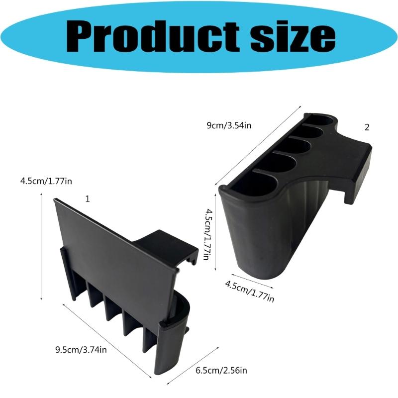 Black Hanging Rack Shelf For Aquarium Tanks Accessories Organization Home Commercial Use