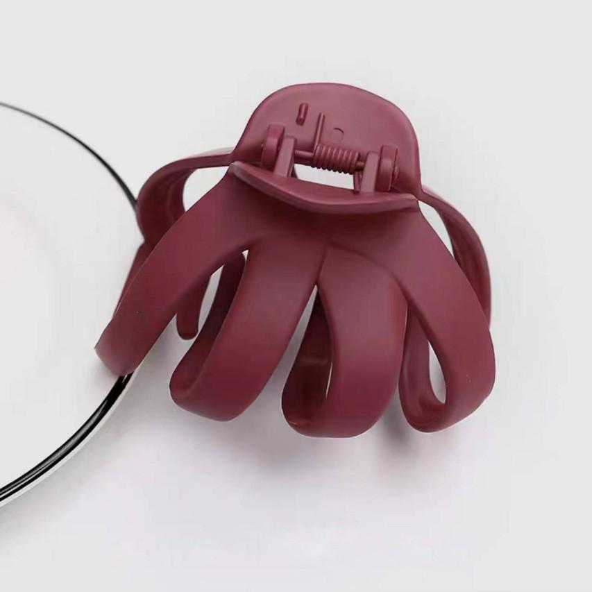 

Модная форма, однотонные волосы C-law для женщин, матовый зажим G-rab, булочка, аксессуары для волос, инструмент для укладки, женская универсальная шпилька One Size винный