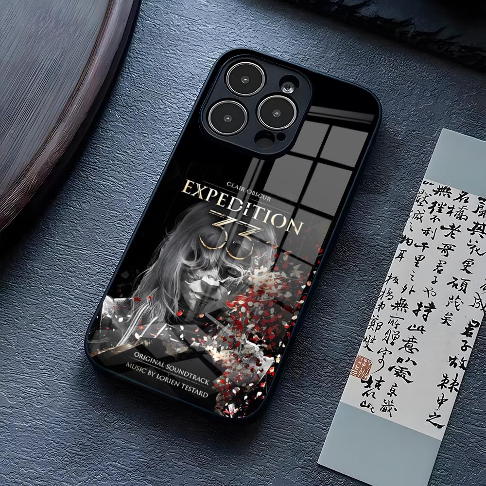 Clair Obscur Expedition 33 Phone Case For IPhone 17 Pro Max 15 Pro 14 12 11 13 Mini X XR XS 16 Plus SE Glass Cover