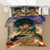 My Hero Academia Bedding Set Printed Bed Set With Pillowcase Bed Duvet Cover Soft Queen King Size Bedclothes Home Luxury Boys