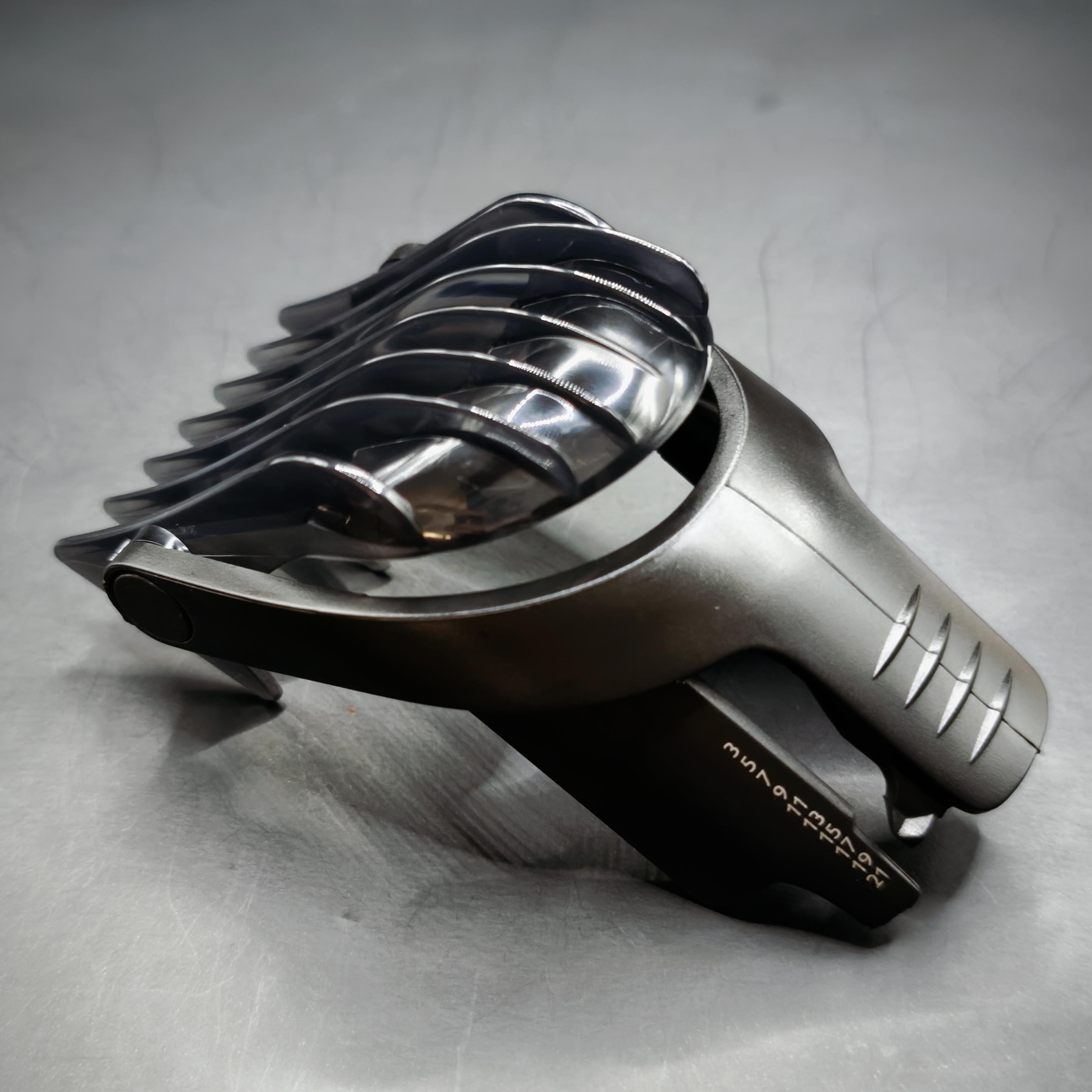 Насадка-гребень для машинки для стрижки волос Prewave Замена для бритвы Philips QC5315 QC5345 QC5380 3-21мм 3-21mm чёрный