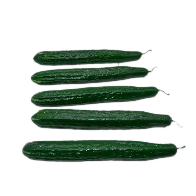Lifelikes Artificial Cucumbers Simulations Fake Vegetable Photo Props Kitchen Decorations Kids Teaching Toy
