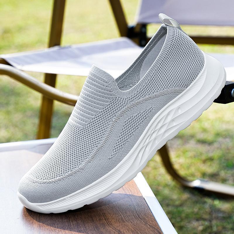 Ärmelfüße Fliegenstrick Herren Übergröße Sport- und Freizeitschuhe Herrenschuhe leicht und dünnes Mesh