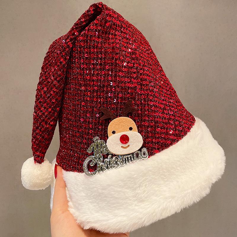 Cute Plush Christmas Tree Hat - Festive Photo Prop for Kids and Adults