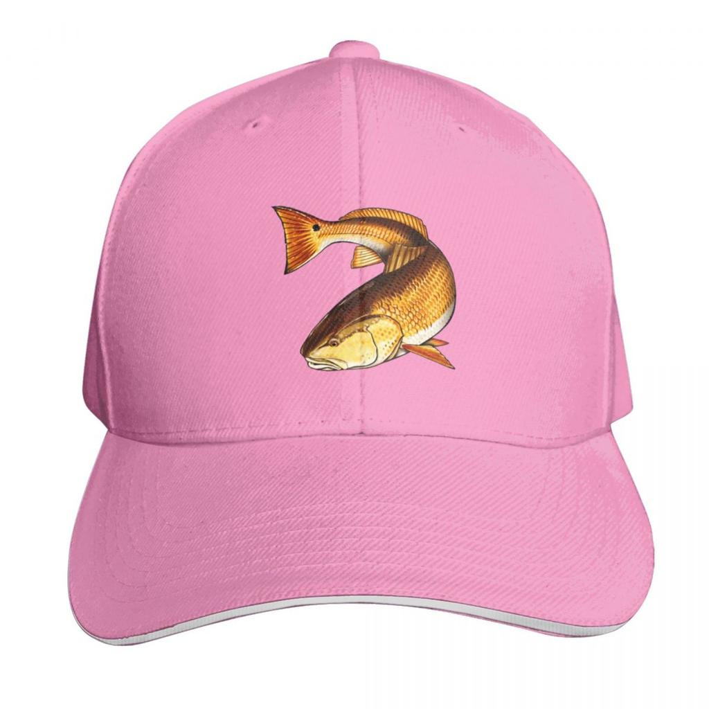 Redfish Fishing Lake River Fish Red Drum Channel Bass Puppy Drum Baseball Cap Men Women Casual Summer Sport Sun Cap