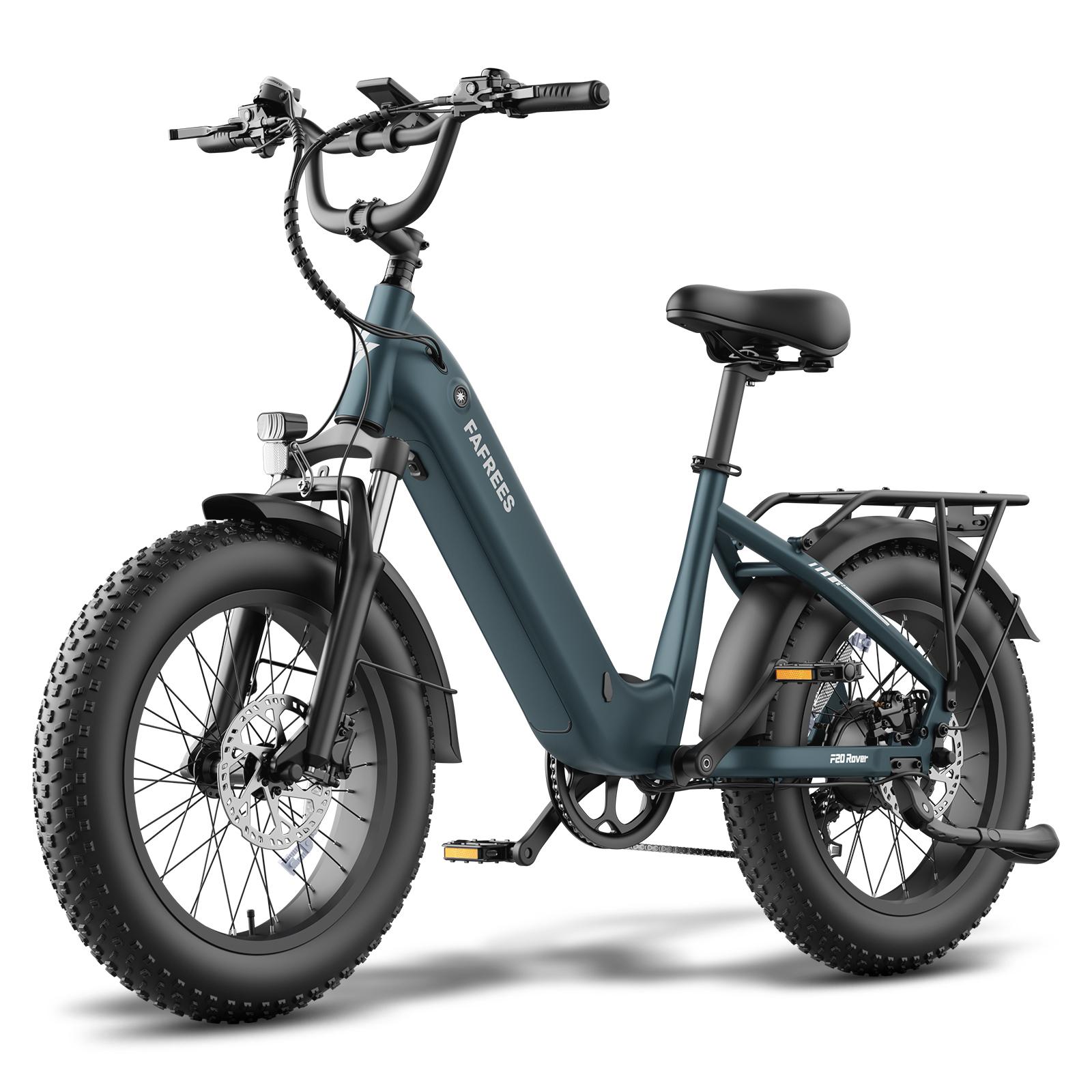 FAFREES F20 Rover Kompaktes Elektrofahrrad für Erwachsene, 48V 20Ah Akku, Hydraulische Scheibenbremsen, grün