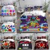 Geometry Dash Bedding Sets Comforter Quilt Bed Cover Duvet Cover Pillow Case Sets Kids Adult Size