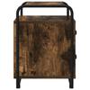 Nightstand Smoked Oak Engineered Wood