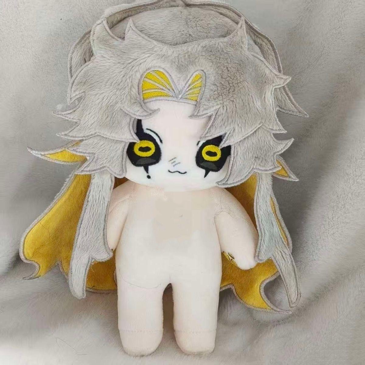 

20cm Pierrot Cotton Doll The Freak Circus Freaks Anime Plush Diy Dress Up Cotton Doll Accessories Doll Decora Christmas Gifts no skeleton