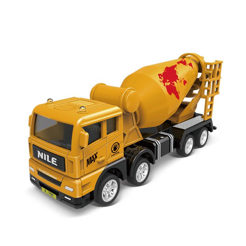 Plastic Mixer Excavator Truck Construction Vehicle Children Inertia Car Toy