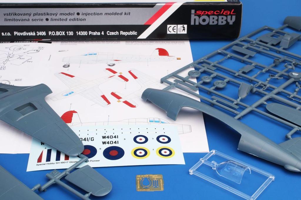 Special Hobby British Gloucester Squirt Jet Fighter Plastic Model SH48017 1/48 (Airplane)