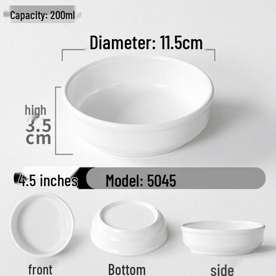 A5 Melamine Steaming Bowl - Small, Colorful, Durable for Fast Food & Steamed Dishes