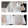 Sommer Kurzarm T-Shirt Herren Loose Trend All-Match Top Kleidung Halbarm Kapuzenpullover T-Shirt