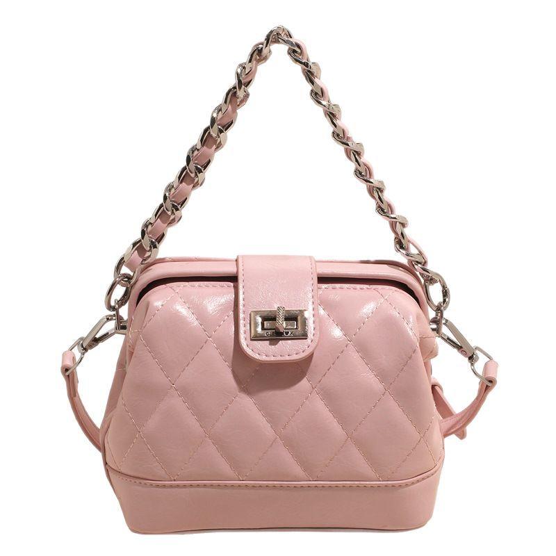 New Chain Handbag Women's Leather Shoulder Bag Fashionable Versatile Messenger Bag