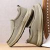 Hot-selling Men's Canvas Shoes Leisure Walk Loafers Handmade Treking Footwear Office Formal Slip-On Shoes Outdoor Male Sneakers