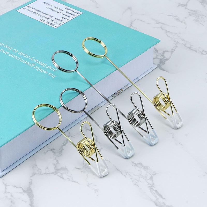 Fishtail Double-Sided Non-Slip Memo and Photo Clip for Screens and Supermarket Cards