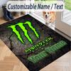 Benutzerdefinierter Teppich mit Aufdruck Monster Energy Rutschfester Bodenbelag Für Heimzimmerdekoration