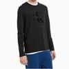 Calvin Klein Logo Cotton Crew Neck Long Sleeve T-Shirt Men Tops Black J319613-BEH