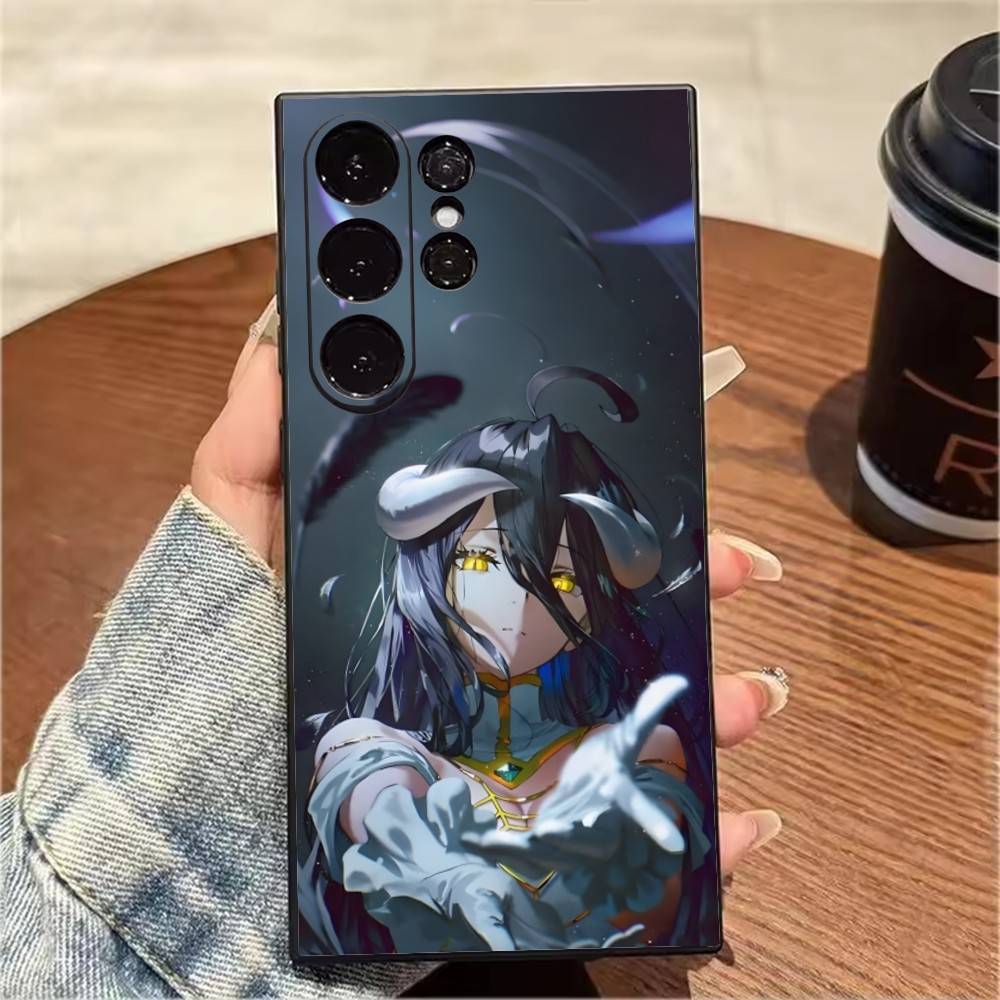 A-ALBEDO From Overlord-S Phone Case For Samsung S25,S24,S21,S22,S23,S20,Ultra,S26,Plus,Fe,Note,5G Black Cover