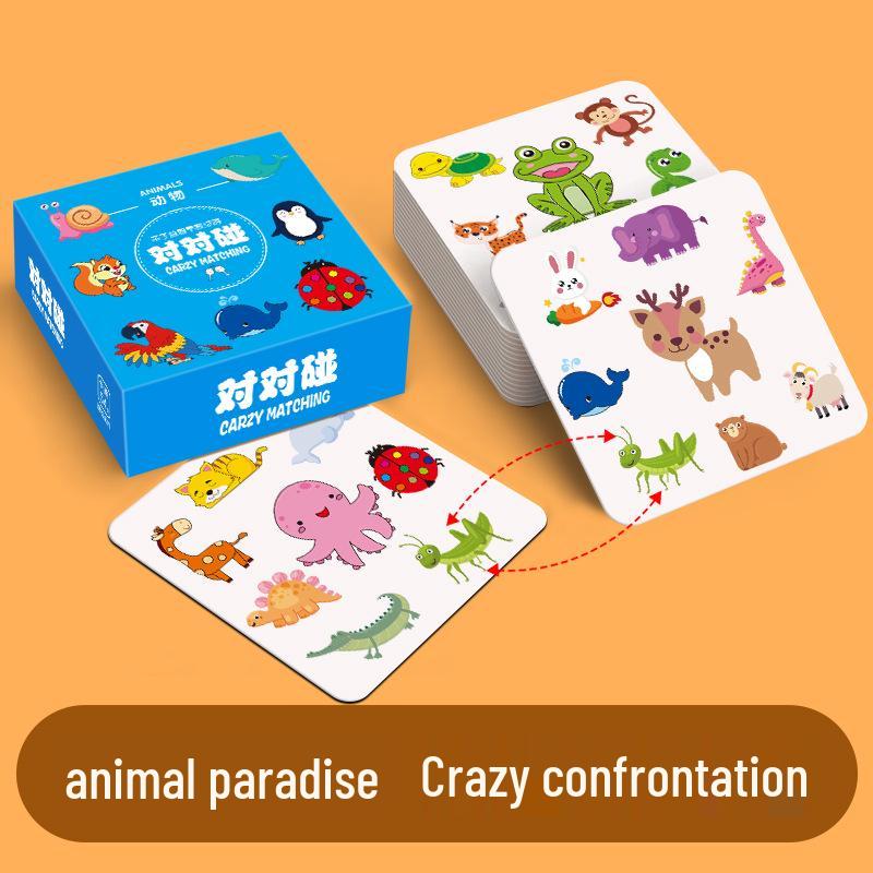 Crazy Match Card: Children's Educational Logic and Concentration Game for Parent-Child Interaction