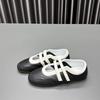 Versione in pelle di pecora~ Scarpe sportive casual a testa tonda coreane a bocca bassa Scarpe Mary Jane con velcro Scarpe singole Scarpe da allenamento tedesche a fondo piatto da donna