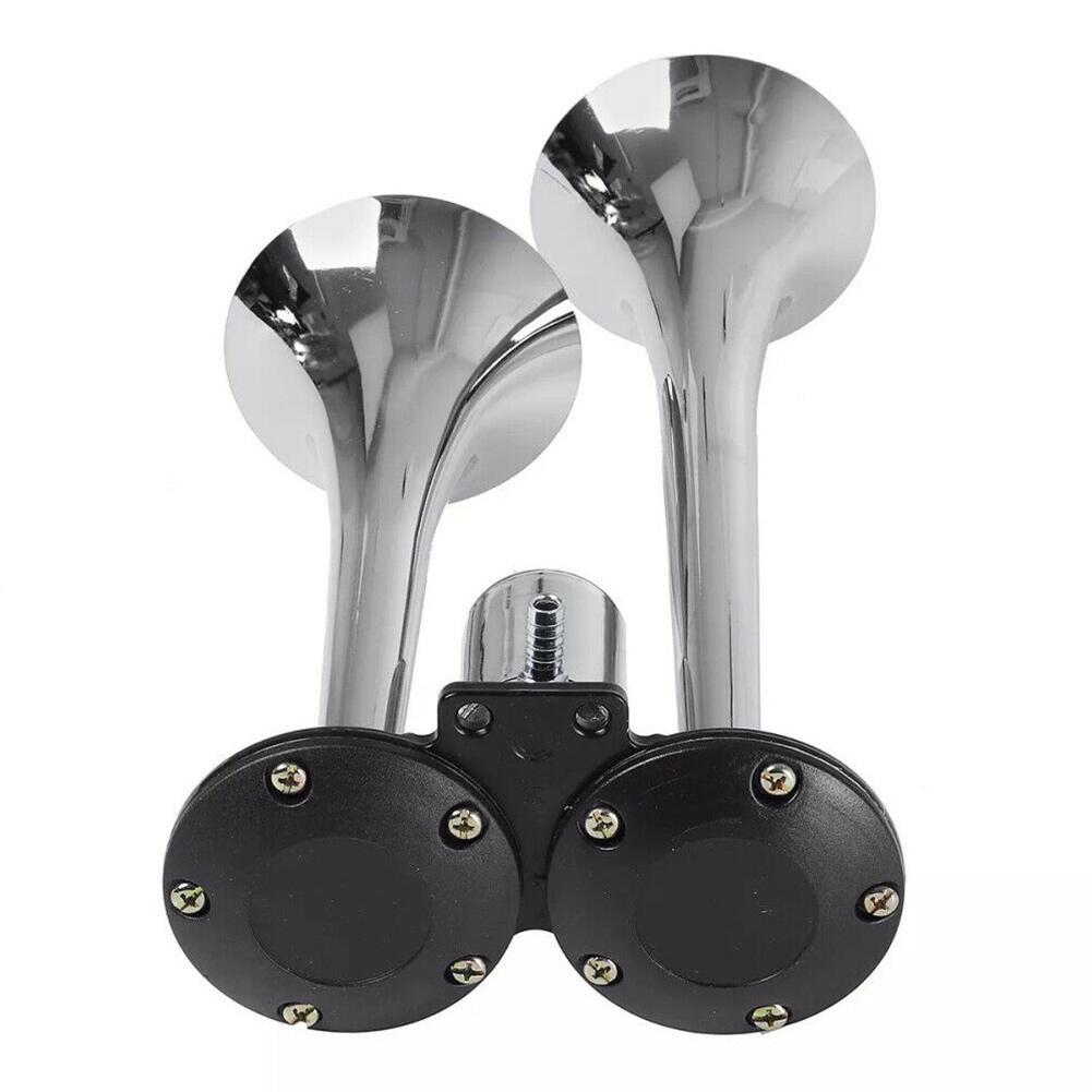 12/24V 300dB Trumpet Super Loud Dual Heavy Duty Plastic Horn Trumpet For Boat Car Air Vehicle T A5B6