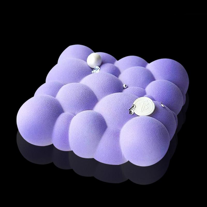 1/6 Cells Silicone Cake Mold Auspicious Clouds Bubble Mousse Moulds Non-Stick Dessert Baking Bakeware Pastry Decorating Tools