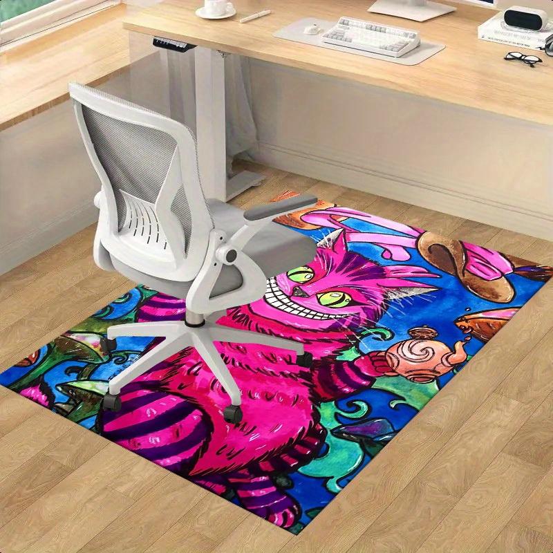 

1pc,Cheshire Cat Rug - Fantasy Home Decor, Office Carpet, Chair Cover, Outdoor Mat, Gift Idea for Book LoversL044 60cm by 90cm