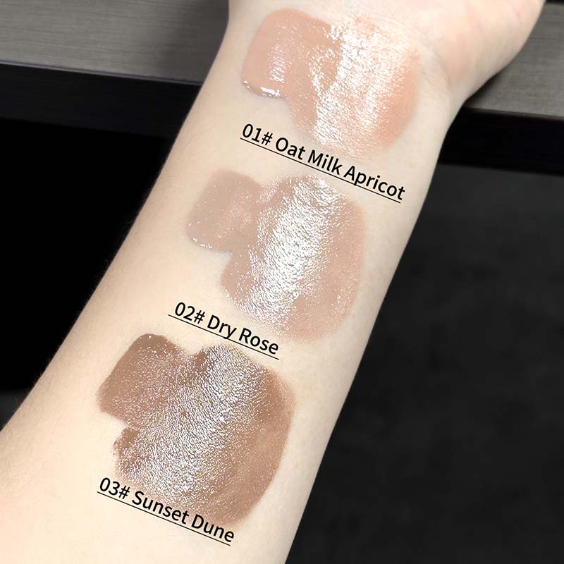 CAPPUVINI Milk Tea Velvet Liquid Eyeshadow Monochrome Matte Makeup Long-lasting Brown Eyeshadow