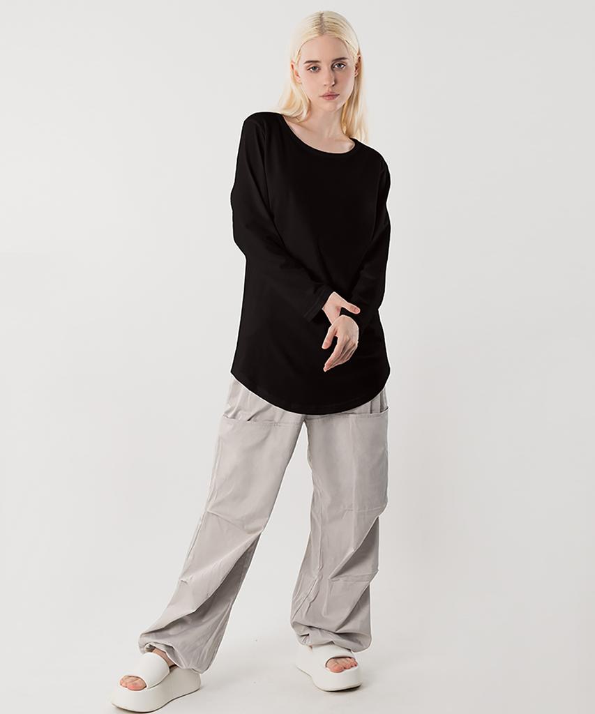 Armedes Women'S 100% Cotton Long Sleeve Layering T-Shirt Ar-238 (2 Colors)
