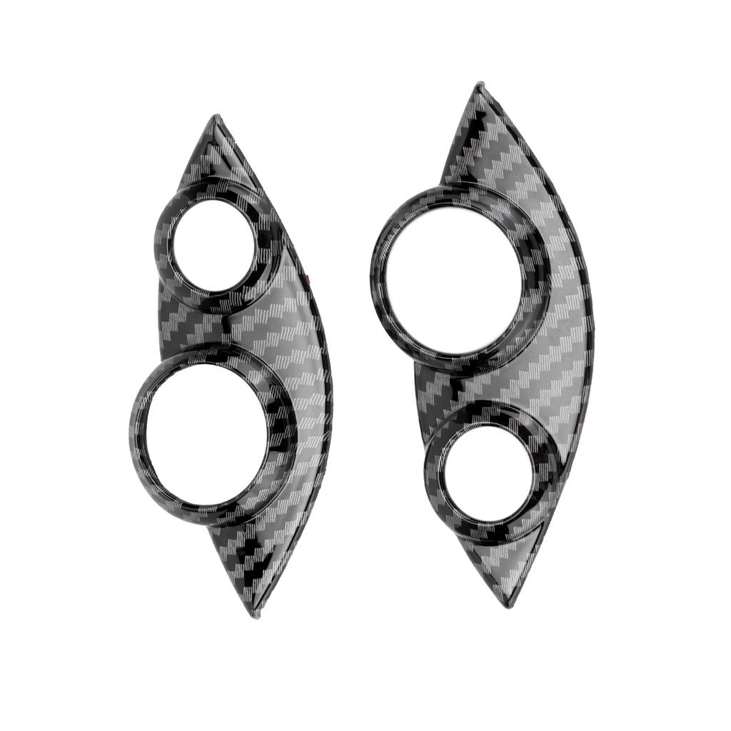 Carbon Fiber Style Steering Wheel Button Cover Trims Replacement for Smart Fortwo Forfour 453 2015 2021