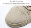2025 Spring Men's Trendy Casual Outdoor Leather Work Boots - Fashionable British High-Top Design