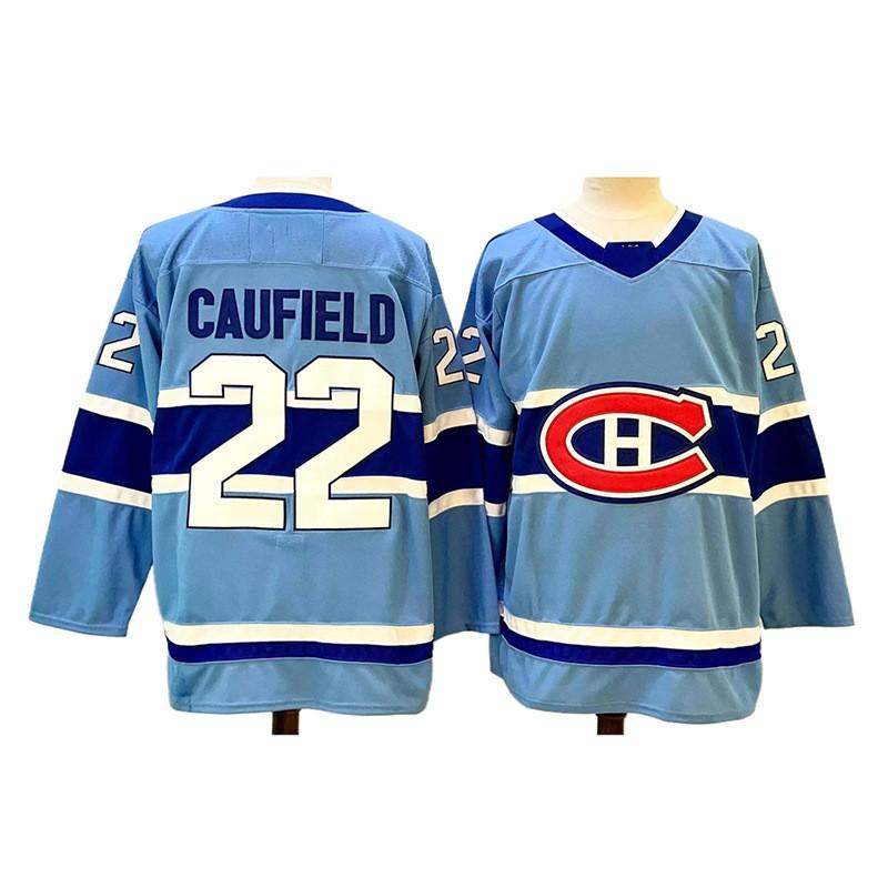Camiseta Retro de Hockey sobre Hielo para Hombre Bordada Personalizada 93 Suzuki Demidov Caufield Uniforme Deportivo de Equipo Mezcla de Algodón