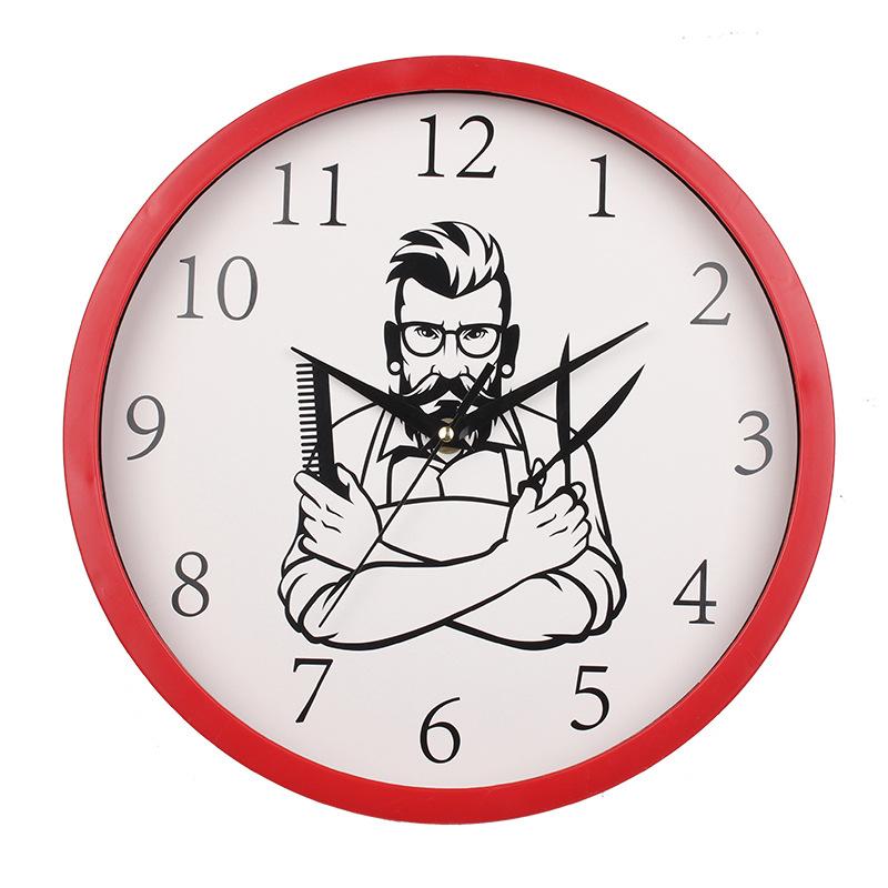 Household Cartoon Tone Clock with Accurate Travel Time, Personalized and Creative Silent Wall Clock with Clear Fonts and Punch-free Quartz Clock