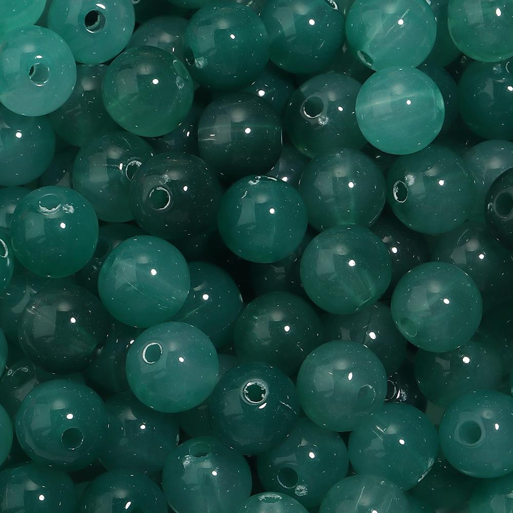 100pcs/lot 10mm Round Double Colors Acrylic Beads Loose Spacer Beads For Jewelry Making Diy Bracelet Necklace Charms Accessories