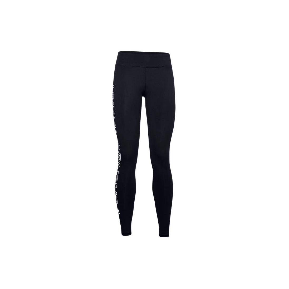 Under Armour Леггинсы для фитнеса с принтом Favorite Wordmark, эластичные, женские, черные 1356403-001 XL black