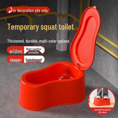 Prenosné dočasné staveniskové WC: Odolný plastový pisoár na drep