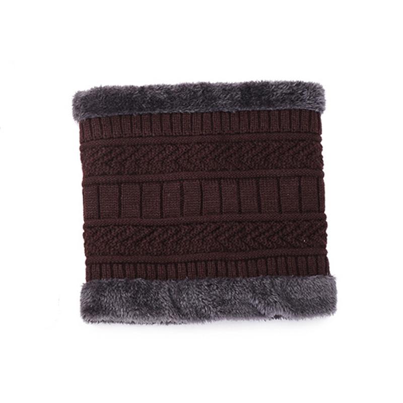 Unisex Fleece Lined High Collar Neck Gaiter: Winter Korean Style, Thick Warm Knit Snood for Cold Weather