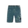 Ss22 Solid Color Bleached Logo Casual Fit Straight Leg Shorts Men Shorts Sugar-Grey 761565338-V0046