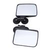 1 Pair Golf Cart Rear View Side Mirror Large HD Glass Magnetic Mirrors Universal for Tractors