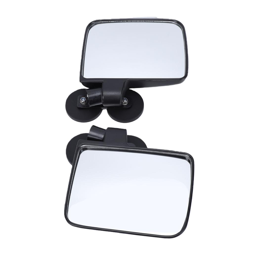 1 Pair Golf Cart Rear View Side Mirror Large HD Glass Magnetic Mirrors Universal for Tractors