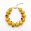 3D Fruit Beaded Bracelet Hypoallergenic Resin Hand Chain for Women Summer Seaside Trip Jewelry Accessories