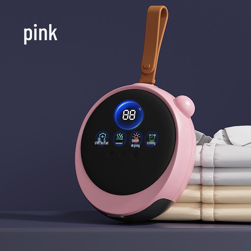 Compact Smart Clothes Dryer - Quick Dry, Foldable, and Sterilizing for Dorms and Baby Clothes.