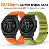 Curea de Nylon 22mm 26mm pentru Ceas Garmin Tactix 8 51mm Fenix 8 7X Pro Instinct 3 50mm Curea cu Buclă Quick Fit pentru Garmin Fenix 8 47mm