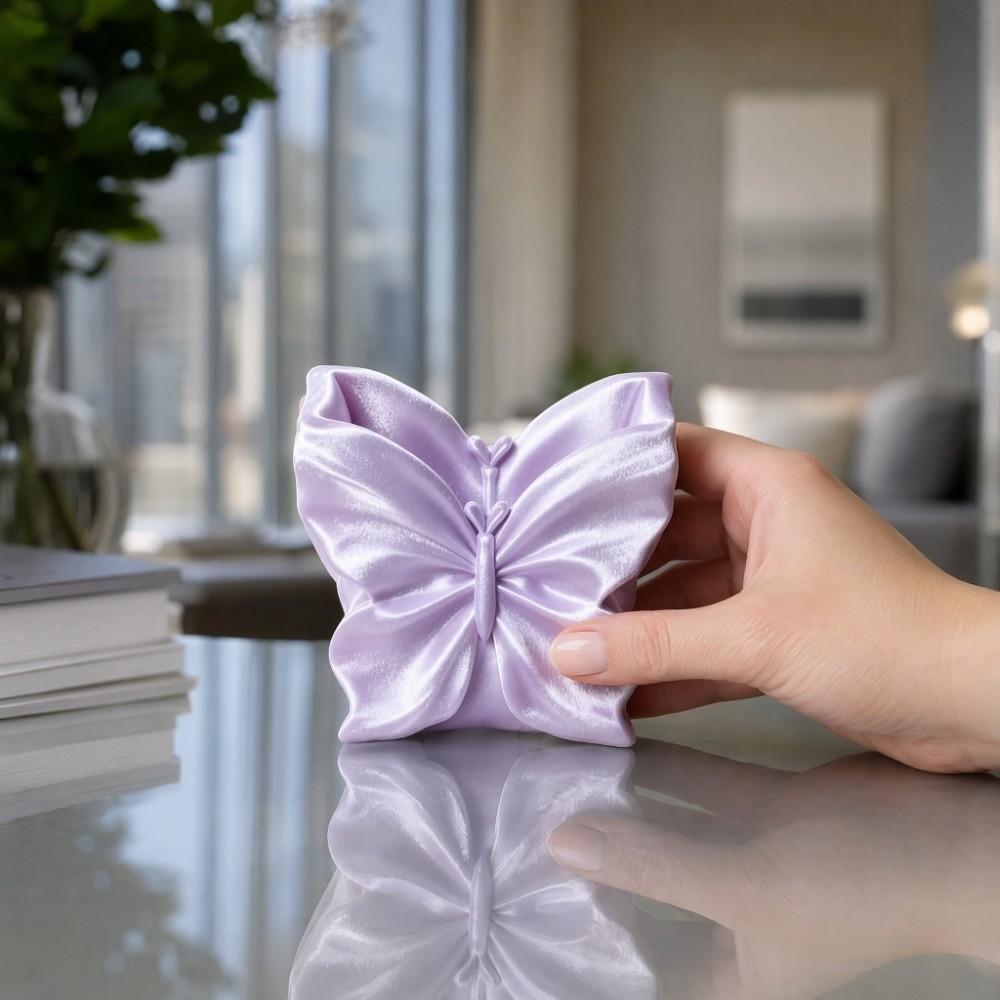 Makeup Brush Bin 3D Printed Pen Stand Simulation Butterfly Model Study Room Decor