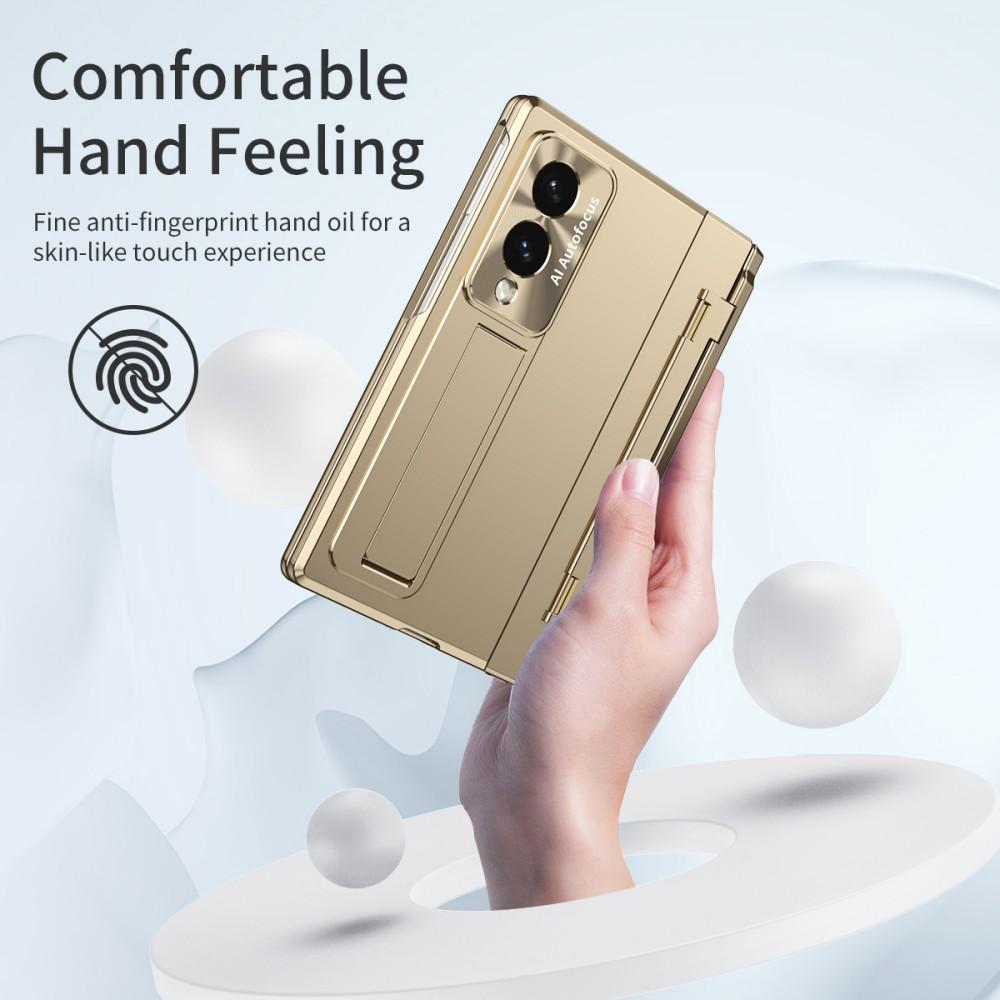 Estuche Chapado Para Samsung Galaxy Z Fold 8 7 6 5G Cargador Inalámbrico Magnético Protección de Bisagra Película Protectora Frontal Cubierta Trasera
