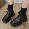 Women's Ankle Boots Autumn 2022 Fashion Shoes Woman Platform Botins Ladies Comfortable Walking Boots