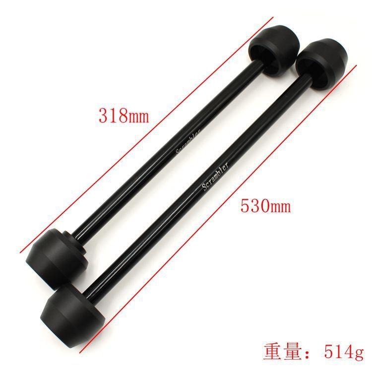 

Versatile And Front Rear Wheel Protective Crash Balls For Ducati Scrambler 800 Motorcycles Available In Multiple Colors Titanium